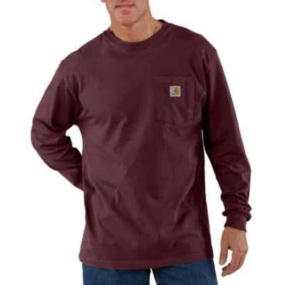 Carhartt Mens Big and Tall Loose Fit Heavyweight Longsleeve Pocket TShirt - Image 6