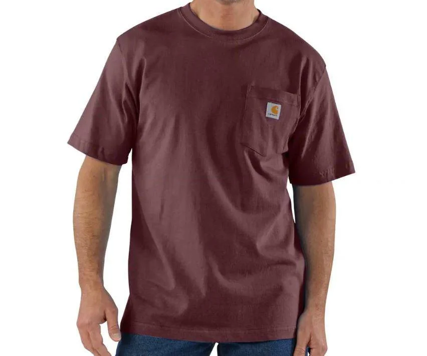 Carhartt Mens Loose Fit Heavyweight Short Sleeve Pocket TShirt - Image 12