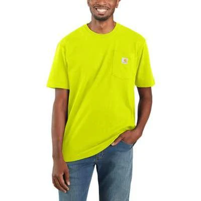Carhartt Mens Loose Fit Heavyweight Short Sleeve Pocket TShirt - Image 4
