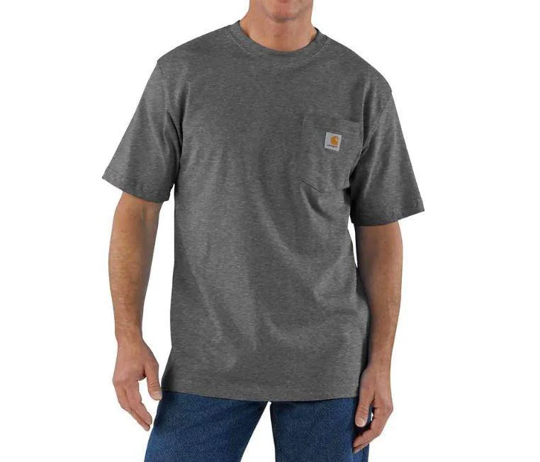 Carhartt Mens Loose Fit Heavyweight Short Sleeve Pocket TShirt - Image 6