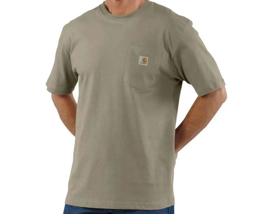 Carhartt Mens Loose Fit Heavyweight Short Sleeve Pocket TShirt - Image 7