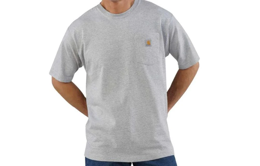 Carhartt Mens Loose Fit Heavyweight Short Sleeve Pocket TShirt - Image 8