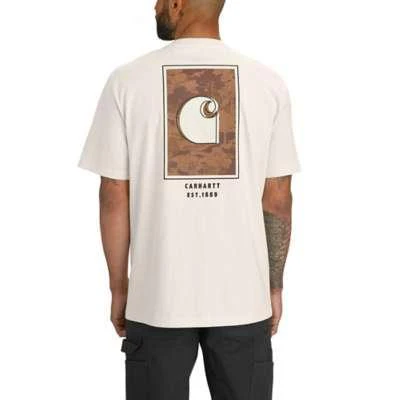 Carhartt Mens Loose Fit Heavyweight ShortSleeve Camo Graphic TShirt - Image 4