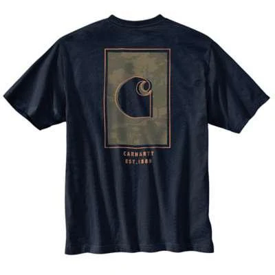 Carhartt Mens Loose Fit Heavyweight ShortSleeve Camo Graphic TShirt - Image 5