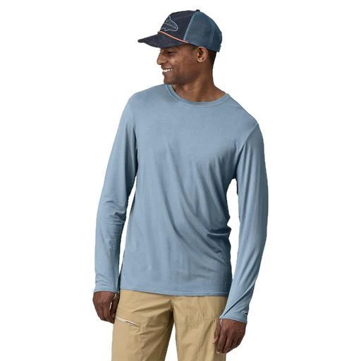 Patagonia Mens Tropic Comfort Natural UPF Crew Long Sleeve Shirt - Image 3