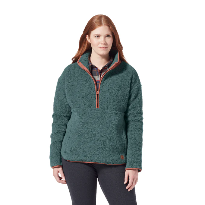 Royal Robbins Womens Urbanesque Half Zip Sherpa Pullover - Image 11