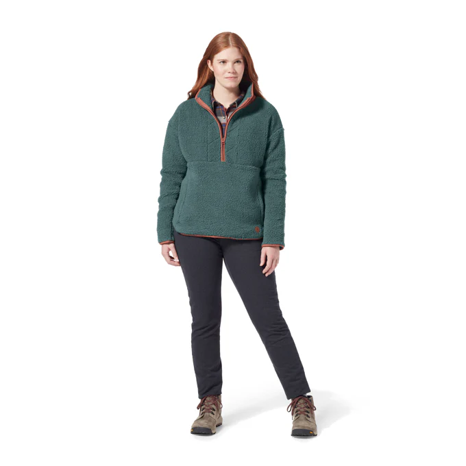 Royal Robbins Womens Urbanesque Half Zip Sherpa Pullover - Image 4