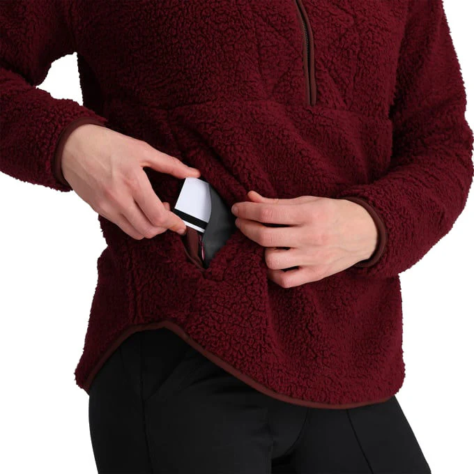 Royal Robbins Womens Urbanesque Half Zip Sherpa Pullover - Image 8